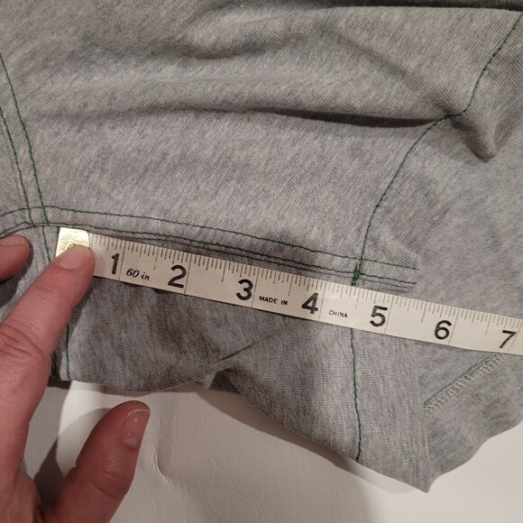 Vintage 90s Mens 2XL Gray Green Dad Elastic Pocket Pro King Drawstring Shorts - Picture 4 of 13